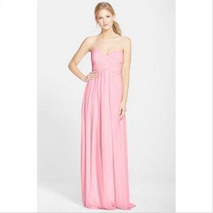 Donna Morgan "Laura" Bridesmaid Dress | Blush / Pink | Size 0